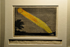 Museum Boerhaave – A depiction of the Comet of 1757 or 1758