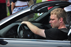 BMW driver at the Nürburgring