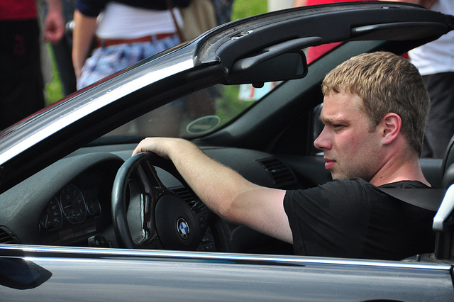 BMW driver at the Nürburgring