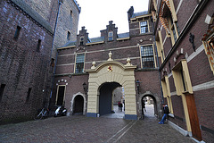 Gate in the Binnenhof (Inner Court) in The Hague