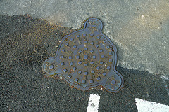 Oxford – Manhole cover of Broads of London