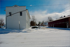 Masonic Temple, with Snow