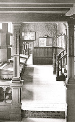 Old postcards of Museum Plantin Moretus – Passage in the Hall of the Copper Engravings