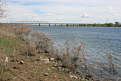 Columbia River and Vernita Bridge