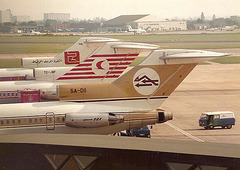 5A-DII Boeing 727-2L5 Libyan Arab Airlines