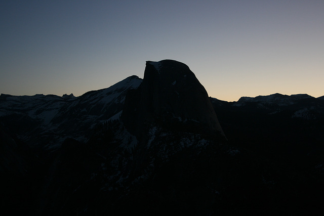 Half Dome at sunrise.