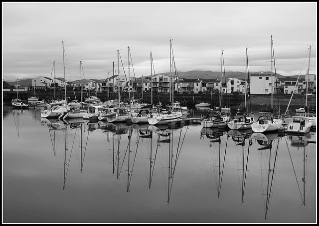 Porthmadog Harbour reflections