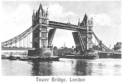 Old postcards of London – Tower Bridge