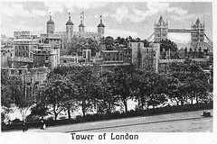Old postcards of London – Tower of London