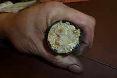 The inside of a diesel tachometer amplifyer