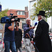 Leidens Ontzet 2011 – Parade – Local television reporting