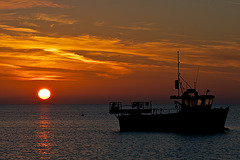 Selsey - Fishing Boat at sunrise