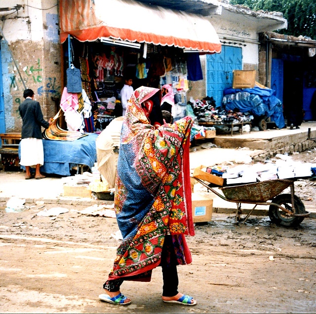 Woman  wearing the typical sitara