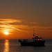 Selsey - Fishing boat at sunrise