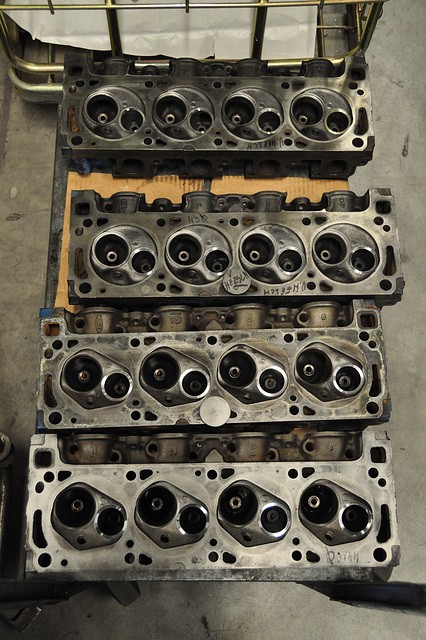 A visit to the engine-overhaul company Keizer Motorenrevisie in Doetinchem, Netherlands -- Engine heads
