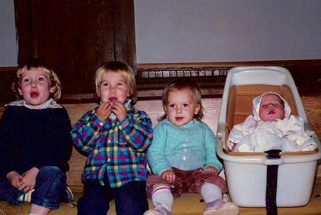 Colin, Anneka, Gabriel, Rylan, 1987