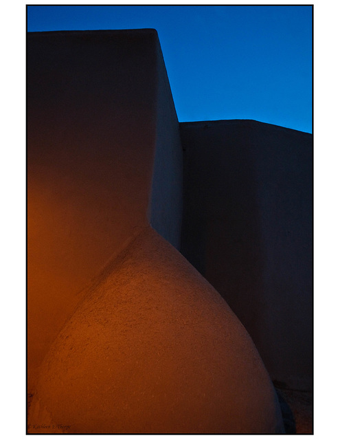 St Francis de Assisi buttress in the blue hour