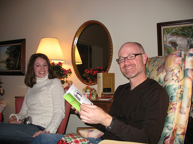 Lauren and Brad. Christmas 2006