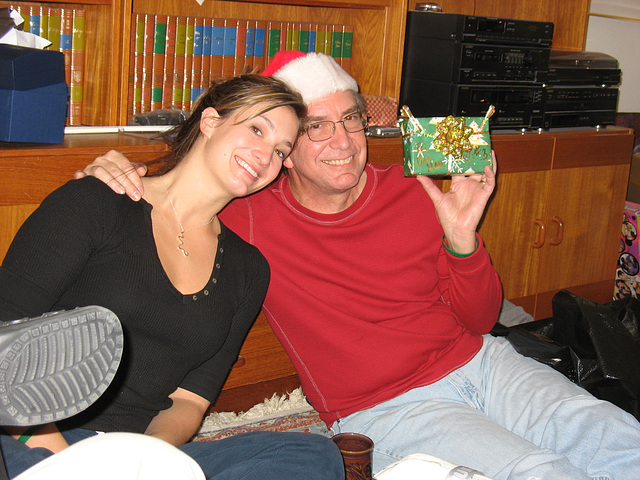 Professional spokesmodels. Christmas 2006