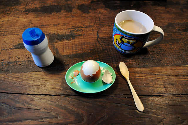 Morning Egg and tea