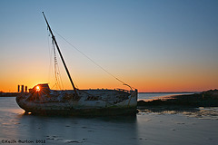 Sunset at the wreck