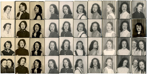 Photobooth Girl in Forty Poses