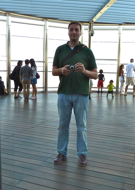 Dubai 2012 – Me at the observation platform of the Burj Khalifa
