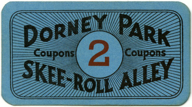 Dorney Park Skee-Roll Alley Ticket