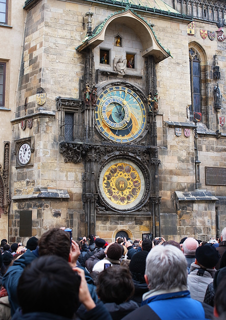 Prague Astronomical Clock Tourists 2