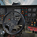 Cockpit control panel and steering wheel