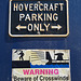 Hovercraft Parking only