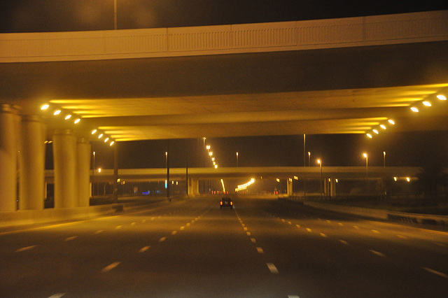Dubai 2012 – Motorway at night