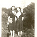 Alice and Marie in the park, circa 1945