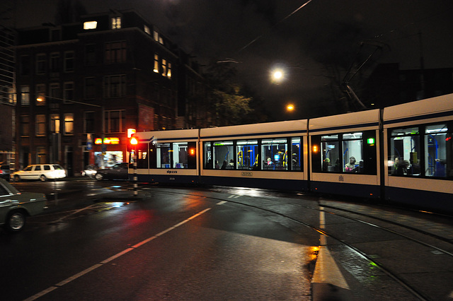 Long Amsterdam tram