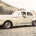 Carl in the Buick, Salt Lake City, 1946 and 47.