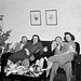 Mom, center, with friends, Salt Lake City, 1946