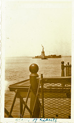 Statue of Liberty. 1939 World's Fair Tour, NYC