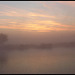 misty dawn on the river
