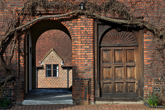 Arch and Door - Abbot's Hospital, Guildford (Non HDR version)