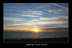 Seaford Bay at sunset - 14.1.2014