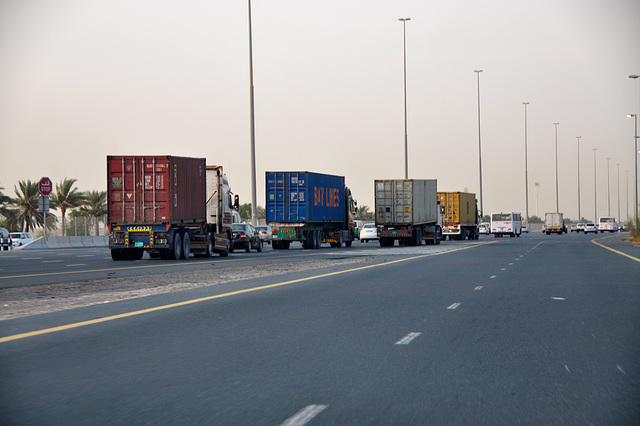 Dubai 2012 – Entering Emirates Road near Arabian Ranches