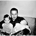 Carl, Ricky and Karen, Chicago, early 1950.