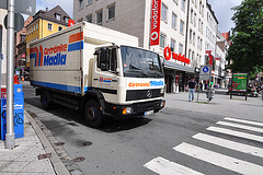 Delivery truck in Nuremberg