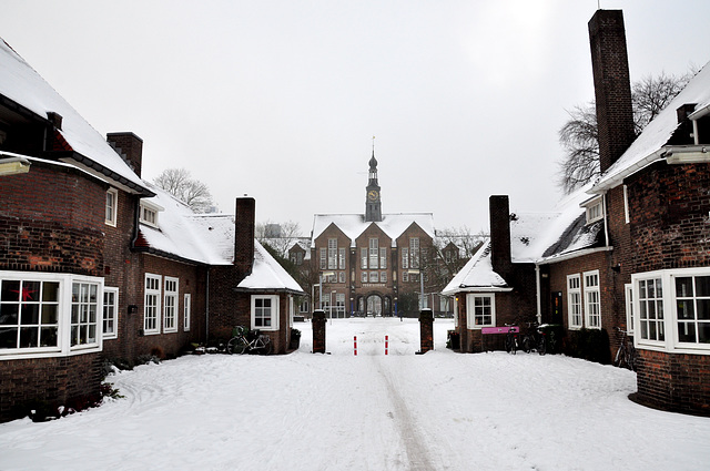 Gate building of Leiden University Medical Centre