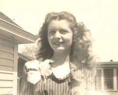 Dad's cousin Ruth, c. 1944