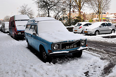 Snowy Volvo