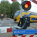 Railway crossing in Haarlem