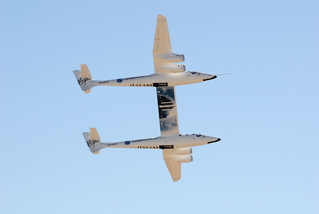 N348MS White Knight Two - Virgin Galactic