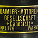 Automuseum von Fritz B. Busch – Daimler motor plate