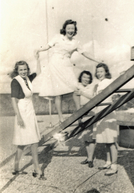 Some of Mom's work friends, c. 1940, New Orleans